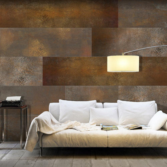 Wall Mural - Golden Cascade-Wall Murals-ArtfulPrivacy