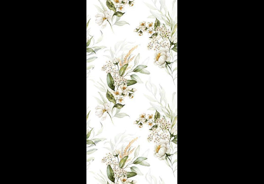 Classic Wallpaper made with non woven fabric - Wallpaper - Flowery Dress - ArtfulPrivacy