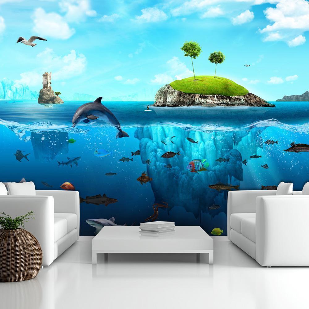 Wall Mural - Waterland-Wall Murals-ArtfulPrivacy