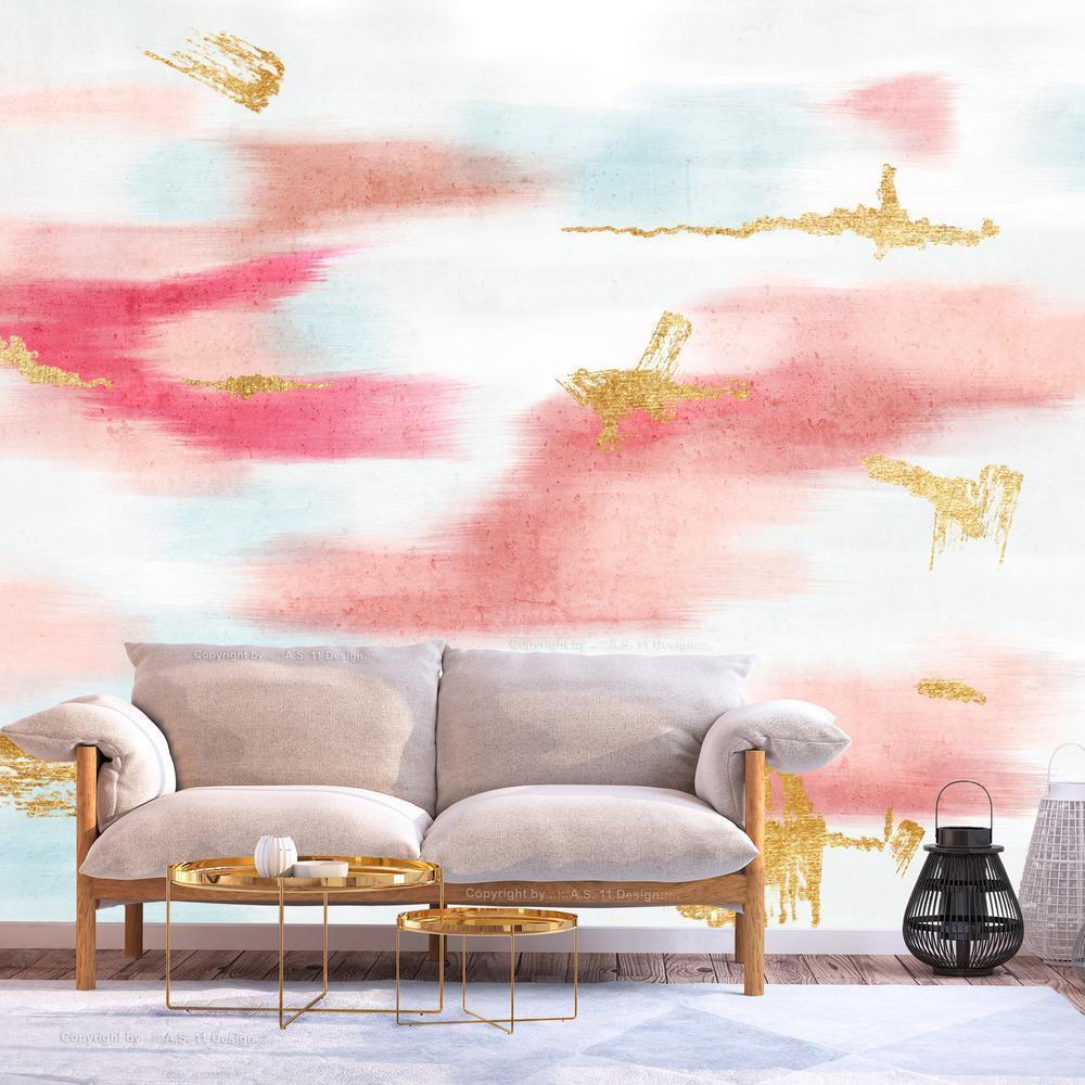 Wall Mural - Golden Reflections in the Sky-Wall Murals-ArtfulPrivacy