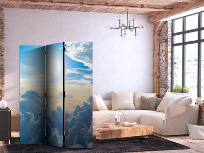 Room Divider - Symphony of Light: The Sun and Clouds Collaborating on a Beautiful Sky