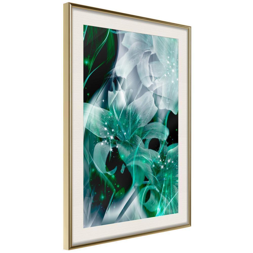 Botanical Wall Art - Poisonous Flowers-artwork for wall with acrylic glass protection