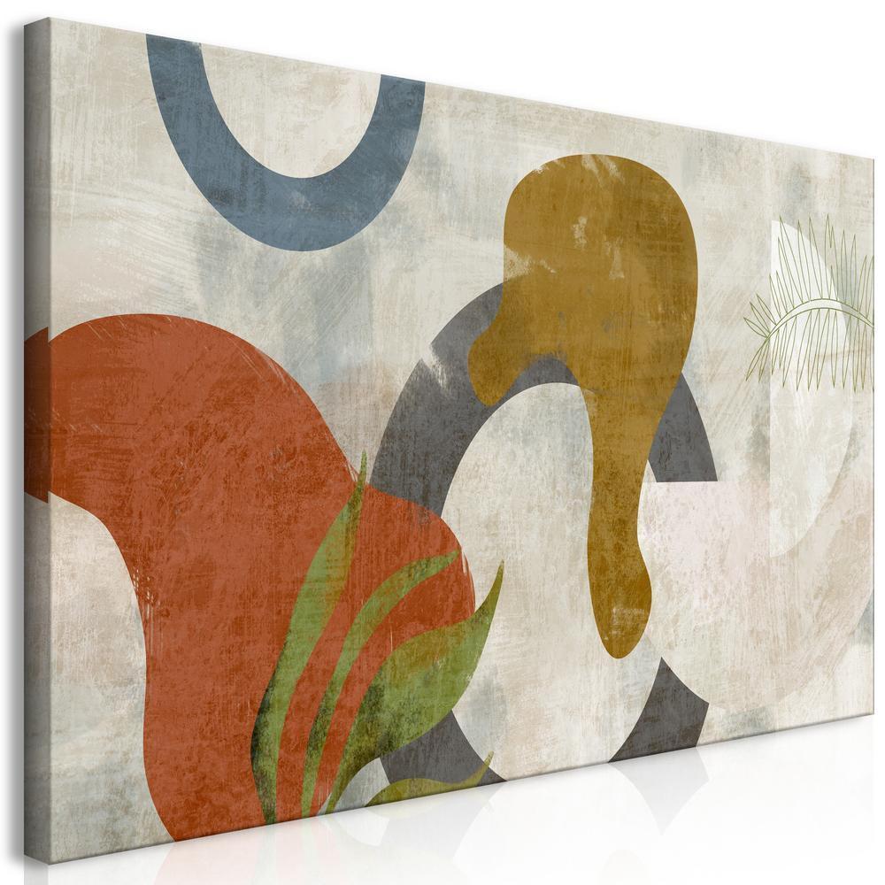 Canvas Print - Mirage of Shapes (1 Part)-ArtfulPrivacy-Wall Art Collection