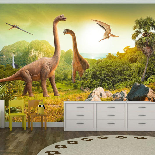 Wall Mural - Dinosaurs-Wall Murals-ArtfulPrivacy