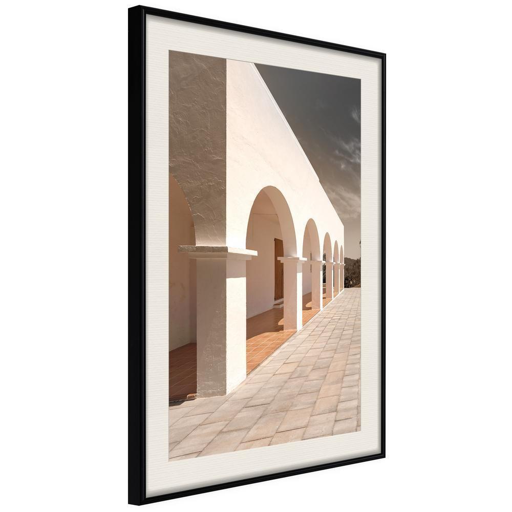 Photography Wall Frame - Sunny Colonnade-artwork for wall with acrylic glass protection