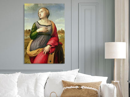 Canvas Print - St Catherine of Alexandria (Rafael Santi)