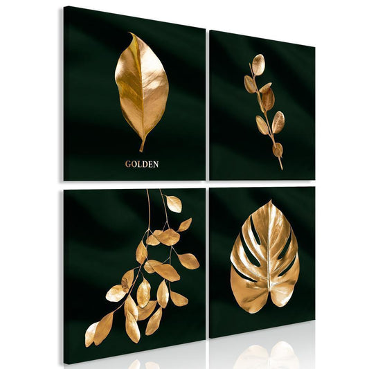 Canvas Print - Floristic Chic (4 Parts)-ArtfulPrivacy-Wall Art Collection