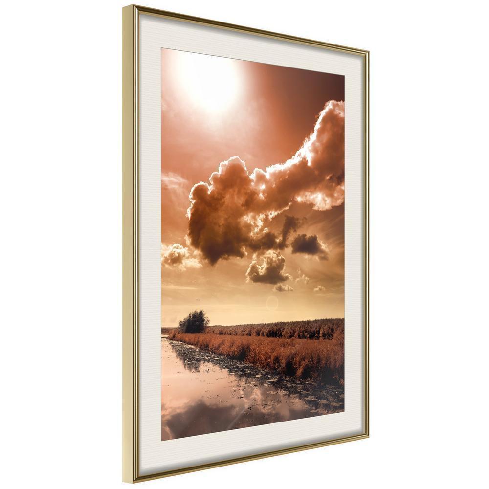 Autumn Framed Poster - Holiday Nostalgia-artwork for wall with acrylic glass protection