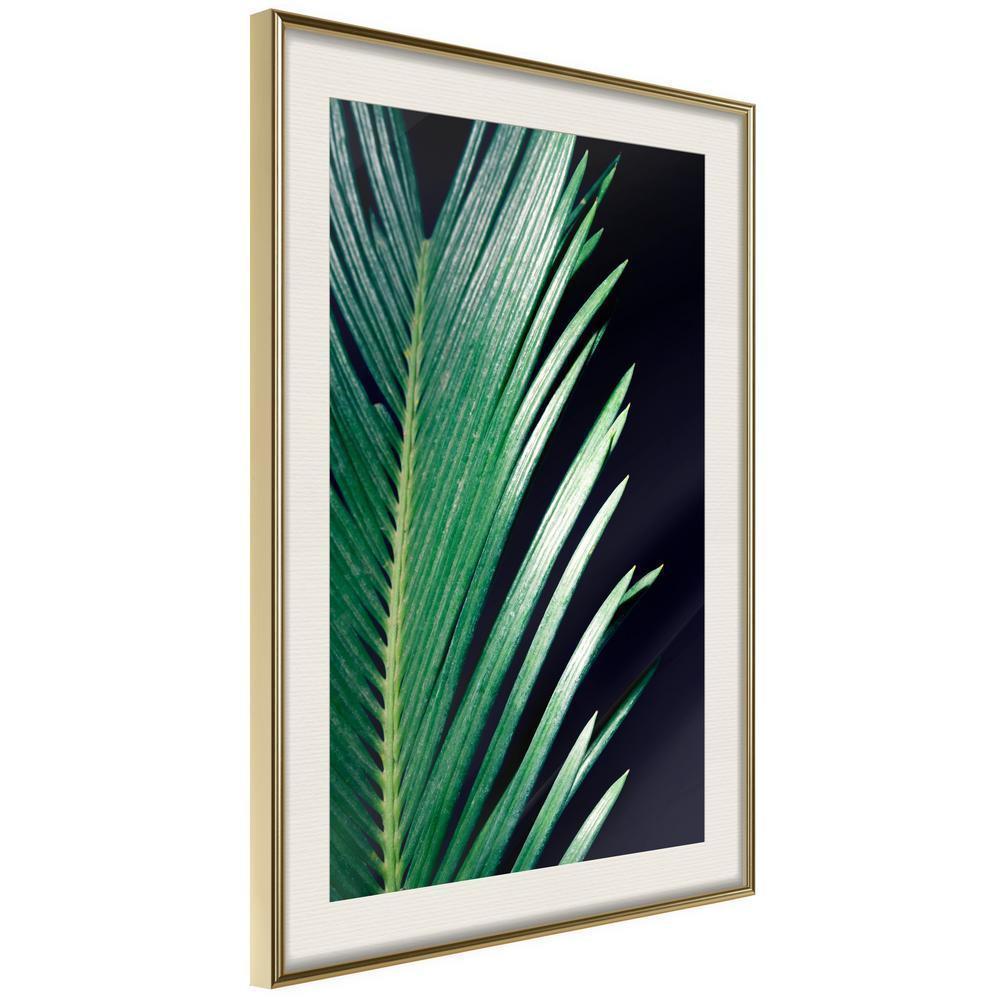 Botanical Wall Art - Soothing Green-artwork for wall with acrylic glass protection