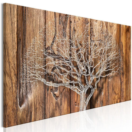 Canvas Print - Tree Chronicle (1 Part) Narrow-ArtfulPrivacy-Wall Art Collection