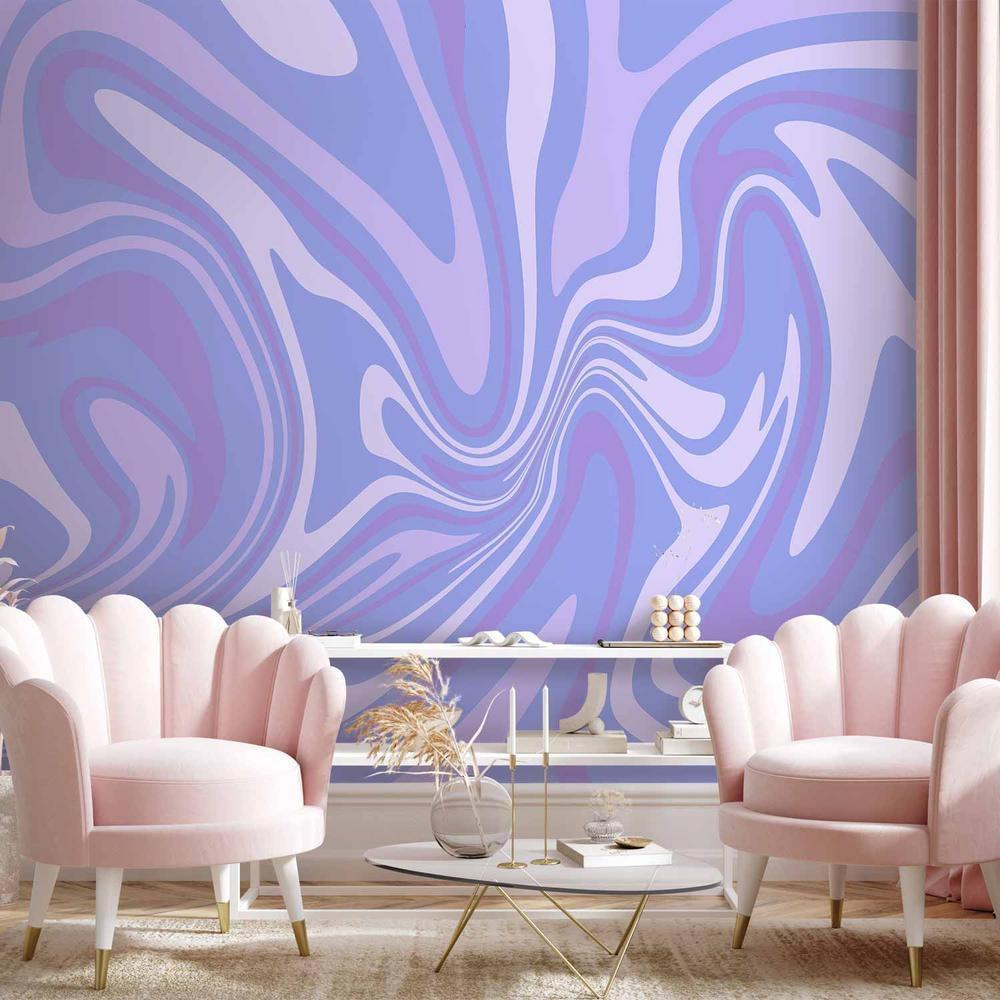 Wall Mural - Purple Composition - Abstract Background in Violet-Purple-Lavender Hues