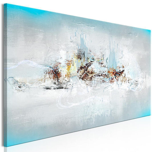 Canvas Print - Winter Outside the Window (1 Part) Narrow