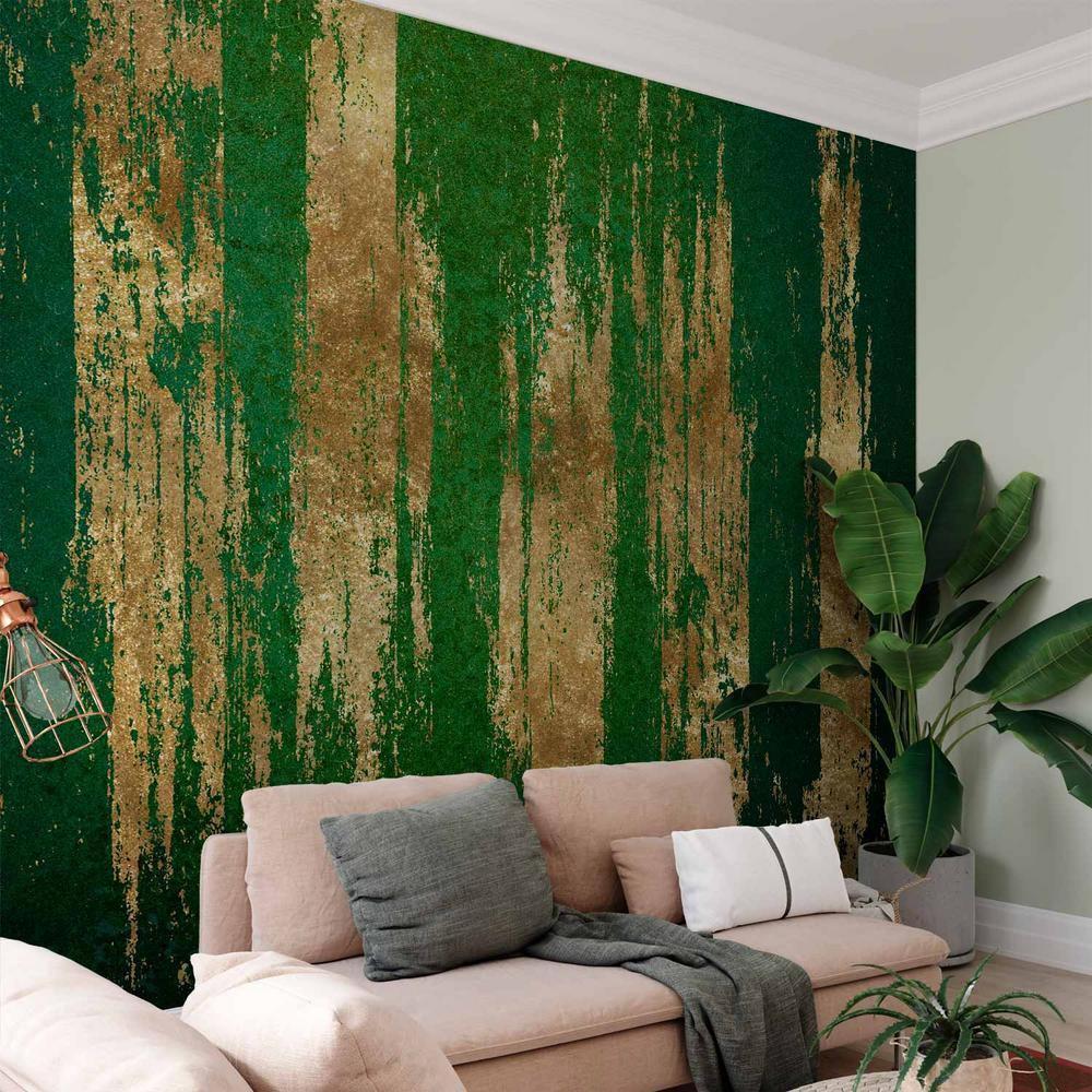 Wall Mural - Golden-Green Expression