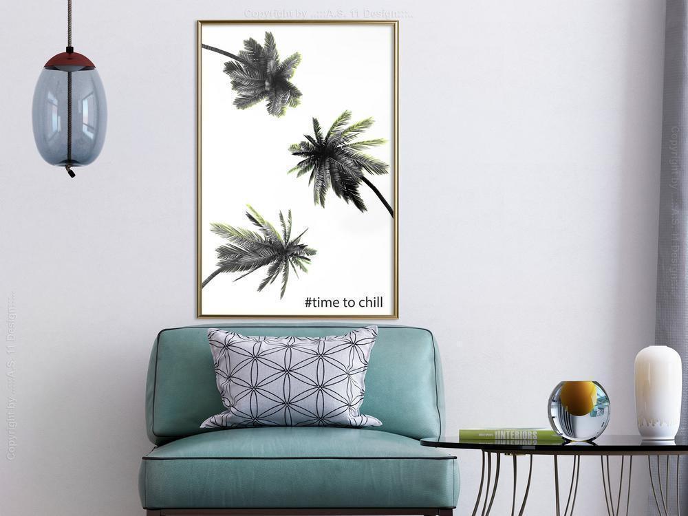 Botanical Wall Art - Holidays in the South-artwork for wall with acrylic glass protection