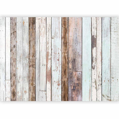 Papier peint - Planches multicolores