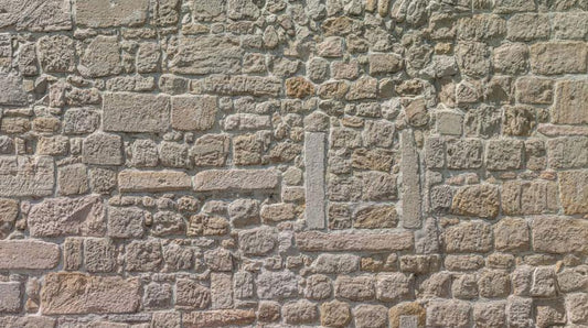 Wall Mural - Stone Temple-Wall Murals-ArtfulPrivacy
