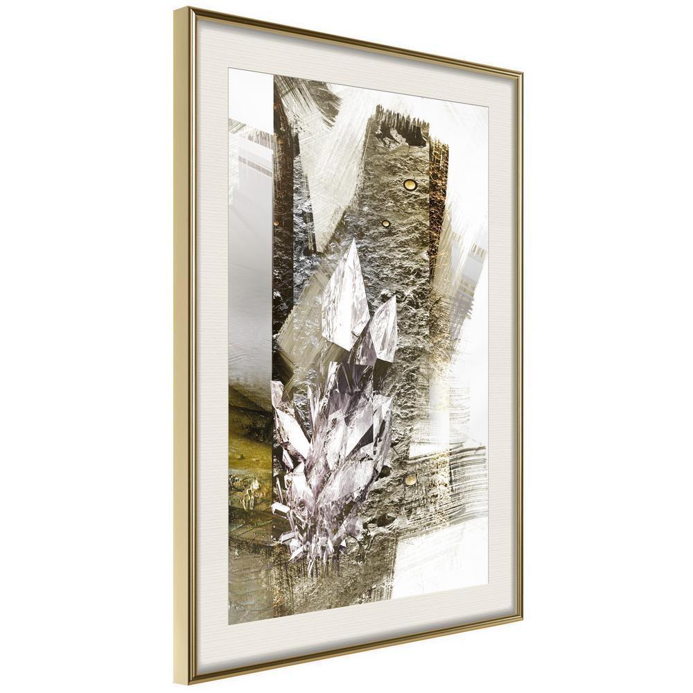 Abstract Poster Frame - Treasures of the Earth-artwork for wall with acrylic glass protection