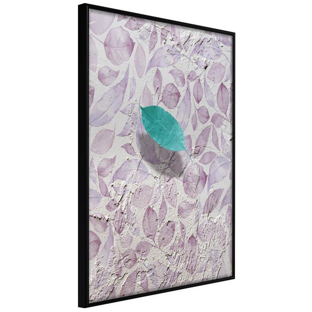 Botanical Wall Art - Floating Leaf II-artwork for wall with acrylic glass protection