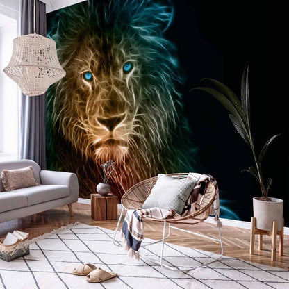 Wall Mural - Abstract lion