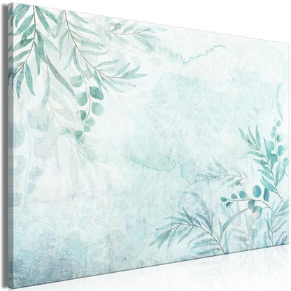 Canvas Print - Gentle Breeze of Leaves (1 Part) Wide-ArtfulPrivacy-Wall Art Collection