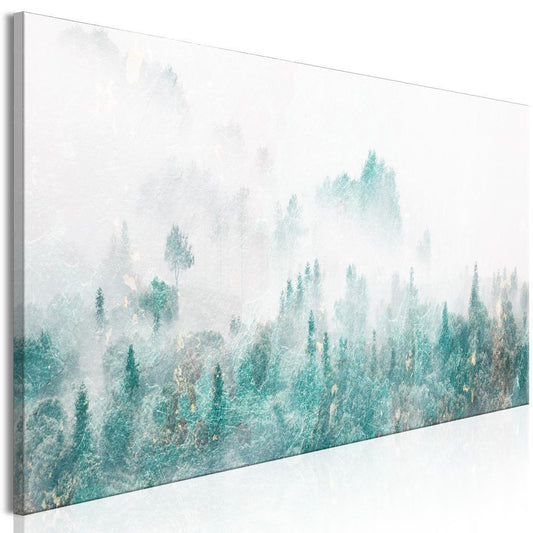 Canvas Print - Turquoise Valley (1 Part) Narrow-ArtfulPrivacy-Wall Art Collection