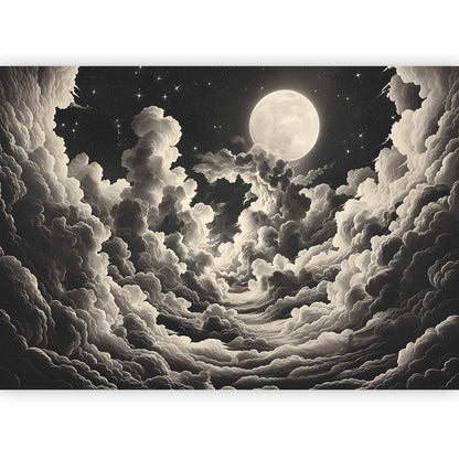 Wall Mural - Moon and Stars Singing Among the Great Clouds