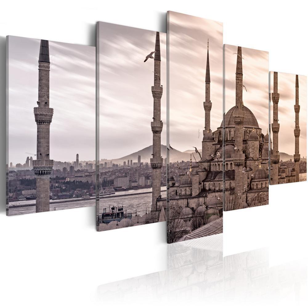 Canvas Print - Mosque on Near East-ArtfulPrivacy-Wall Art Collection