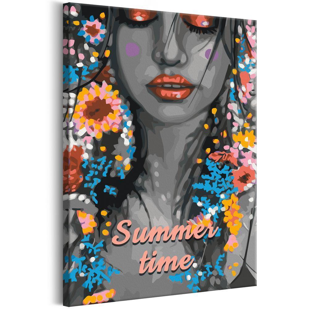 Start learning Painting - Paint By Numbers Kit - Summer Time - new hobby