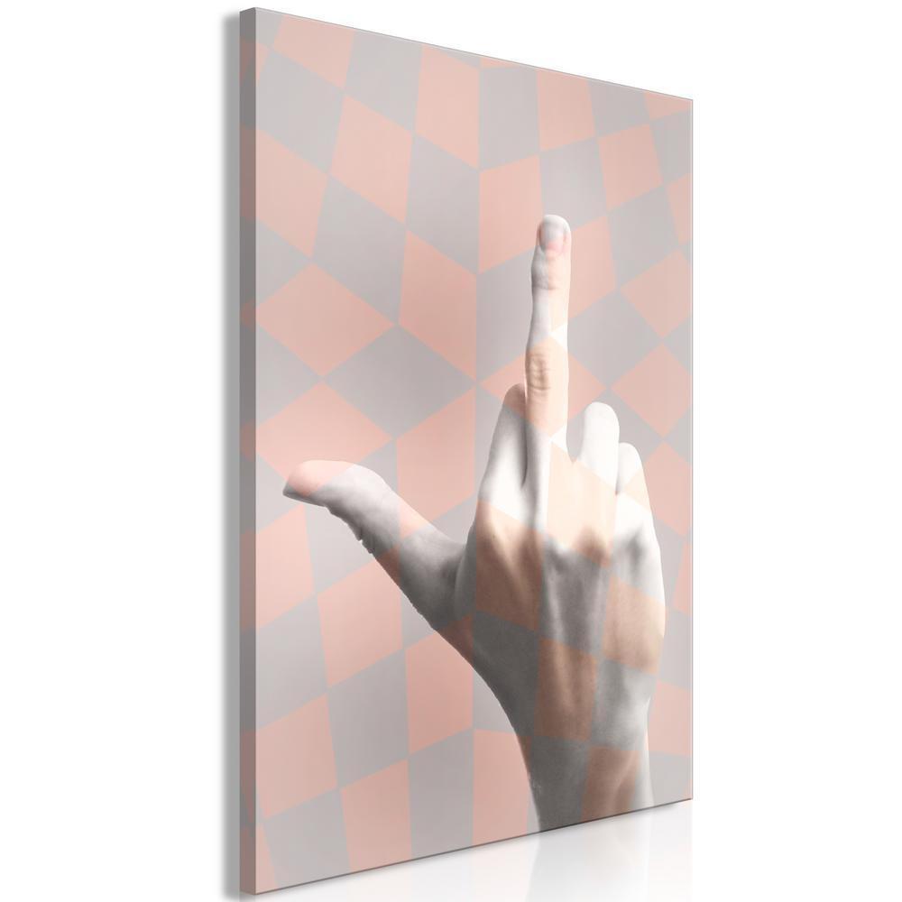 Canvas Print - F*ck You! (1 Part) Vertical-ArtfulPrivacy-Wall Art Collection