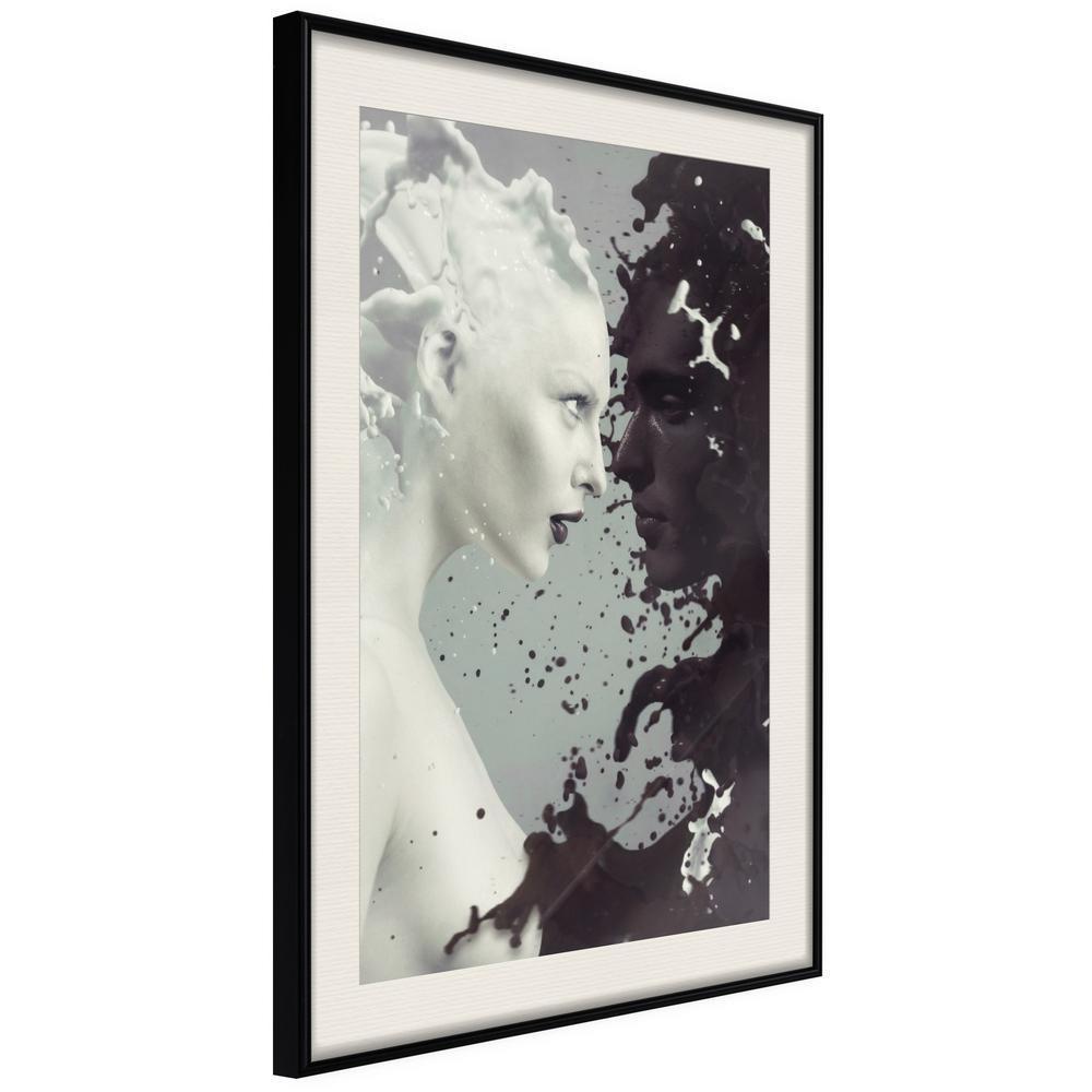 Wall Decor Portrait - Complementary Opposites-artwork for wall with acrylic glass protection