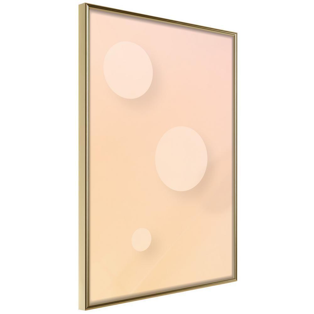 Abstract Poster Frame - Pastel Closeness-artwork for wall with acrylic glass protection