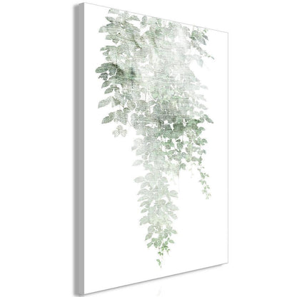 Canvas Print - Green Cascade (1 Part) Vertical-ArtfulPrivacy-Wall Art Collection