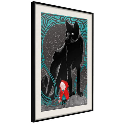 Frame Wall Art - Bad Wolf-artwork for wall with acrylic glass protection