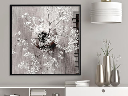 Botanical Wall Art - Reminiscence of Spring (Square)-artwork for wall with acrylic glass protection