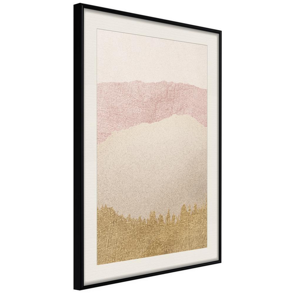 Abstract Poster Frame - Sound of Sand-artwork for wall with acrylic glass protection
