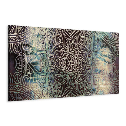 Canvas Print - Mandala: Knot of Peace-ArtfulPrivacy-Wall Art Collection