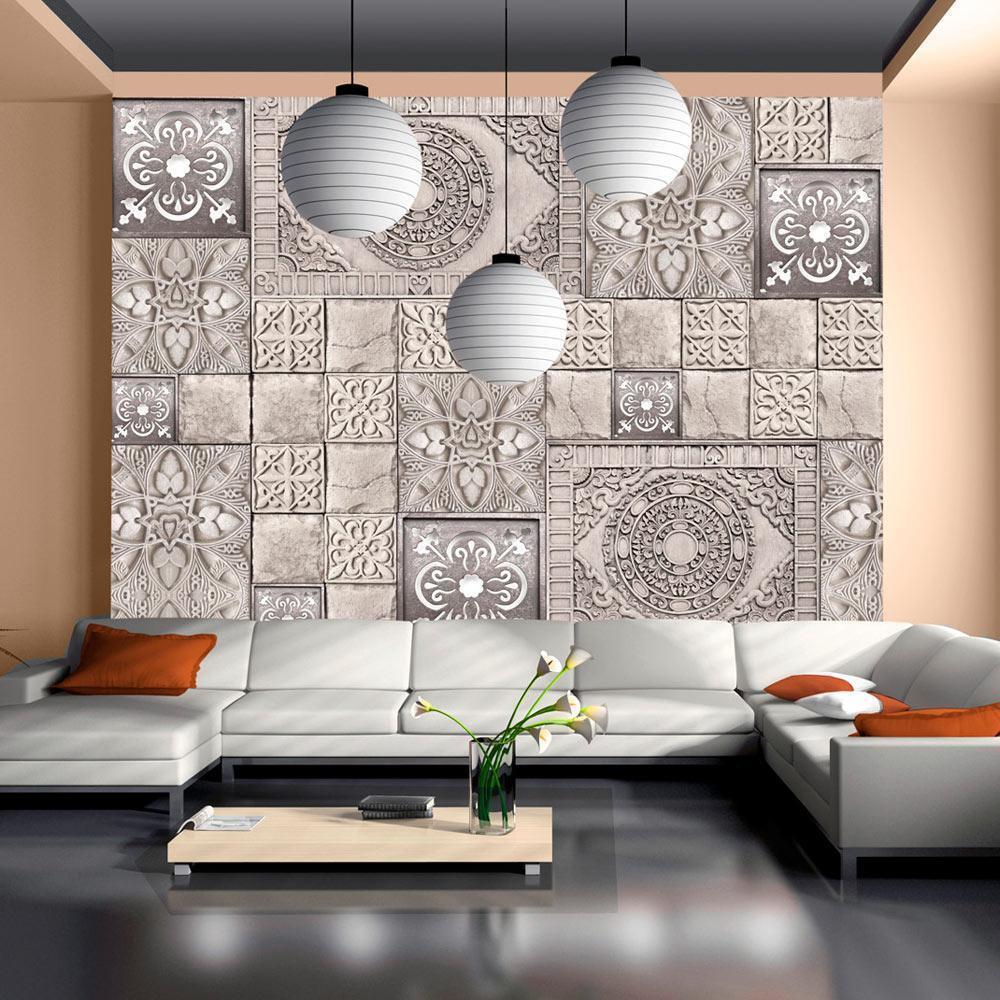 Wall Mural - Stone tile-Wall Murals-ArtfulPrivacy