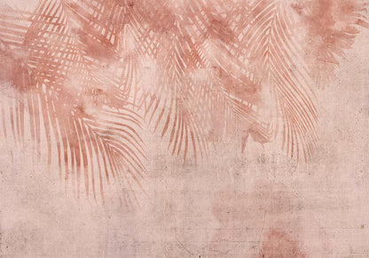 Wall Mural - Pink Palm Trees-Wall Murals-ArtfulPrivacy