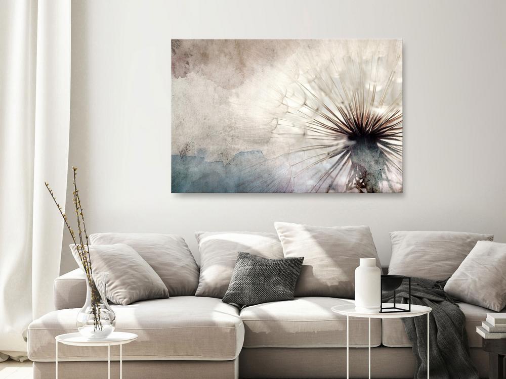 Canvas Print - Dandelions in the Clouds (1 Part) Wide-ArtfulPrivacy-Wall Art Collection