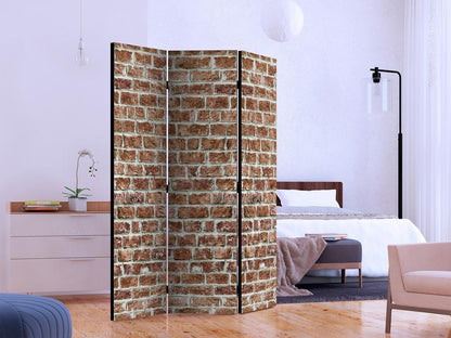 Decorative partition-Room Divider - Brick Space-Folding Screen Wall Panel by ArtfulPrivacy