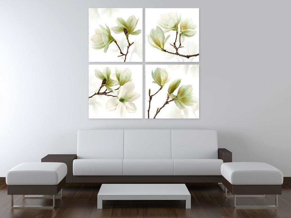 Canvas Print - Admiration of Magnolia-ArtfulPrivacy-Wall Art Collection