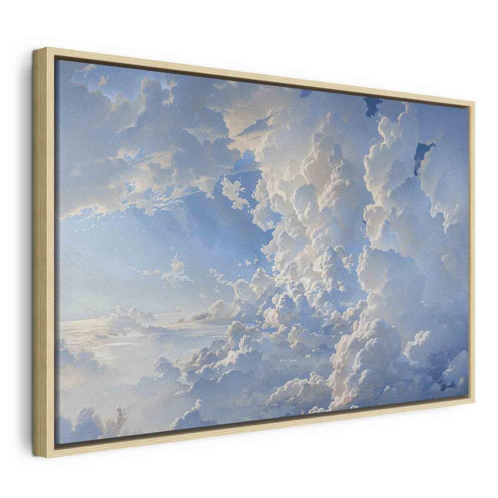 Canvas Print - The Sun Revealing the Secrets of the Clouds: Spectacular Images in the Sky