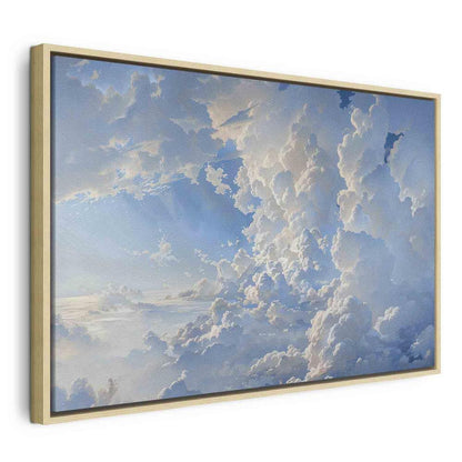 Canvas Print - The Sun Revealing the Secrets of the Clouds: Spectacular Images in the Sky