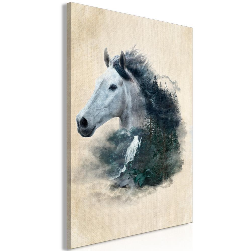 Canvas Print - Messenger of Freedom (1 Part) Vertical-ArtfulPrivacy-Wall Art Collection