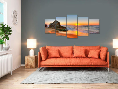 Canvas Print - New Day (5 Parts) Wide-ArtfulPrivacy-Wall Art Collection