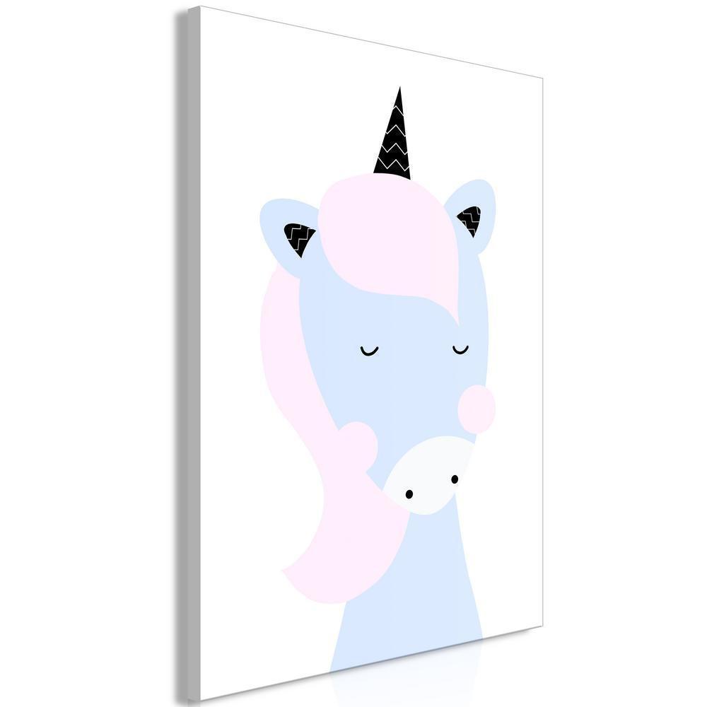 Canvas Print - Sweet Unicorn (1 Part) Vertical-ArtfulPrivacy-Wall Art Collection