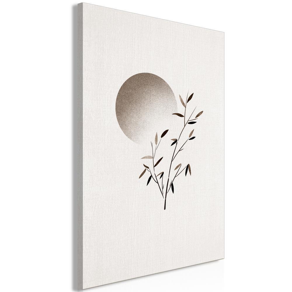 Canvas Print - Eastern Minimalism (1 Part) Vertical-ArtfulPrivacy-Wall Art Collection