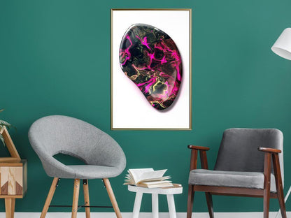 Abstract Poster Frame - Lucky Stone-artwork for wall with acrylic glass protection