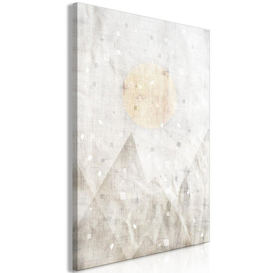 Canvas Print - May Snow (1 Part) Vertical-ArtfulPrivacy-Wall Art Collection