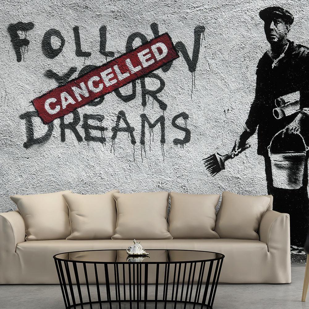Wall Mural - Dreams Cancelled (Banksy)-Wall Murals-ArtfulPrivacy